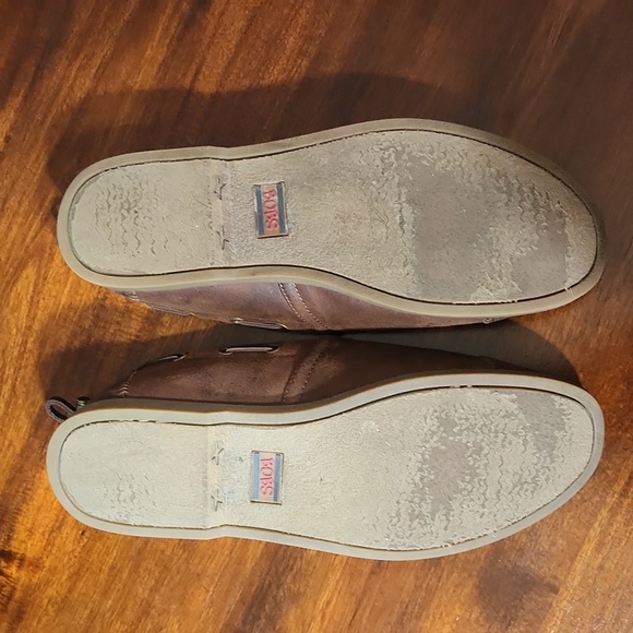 Sketchers Bobs Women's Chill Luxe Buttoned Up Slip On Brown EUC, 9, Memory Foam - Picture 9 of 11